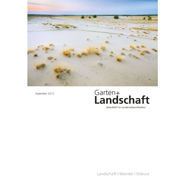 G+L 12/15 | Landschaft | Wandel | Diskurs