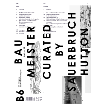 B6/22 | Sauerbruch Hutton-kuratierte Ausgabe